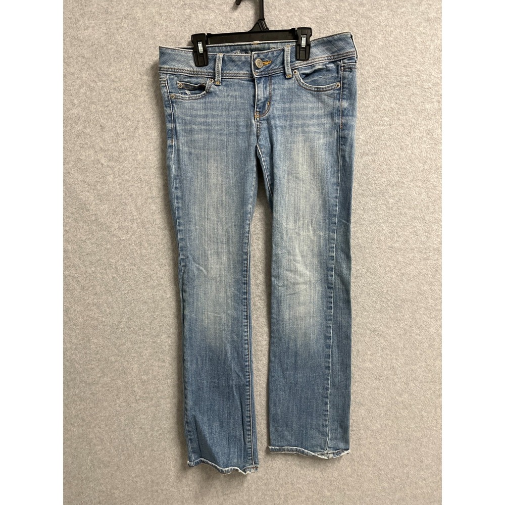 American Eagle‎ Outfitters Bootcut Jeans Womens 4 Blue Denim Cotton Stretch